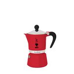 Bialetti Rainbow Espresso Maker for 6 Cups, Aluminium, Red, 30 x 20 x 15 cm