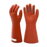 ShuangAn Electrical Insulated Rubber Gloves Electrician 12KV High Voltage Safety Protective Work Gloves Insulating for Lineman Man Woman