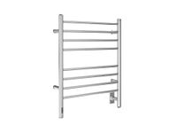 Ancona Prestige OBT 8-Bar Wall Mounted Towel Warmer with Integrated On-Board Timer in Brushed Stainless Steel AN-5326
