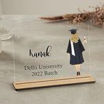 WEHATKE Customized Graduation Plaque | Graduation Gift | Gift For Students (Design 5)