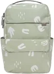 RED ROVR Roo Lightweight 1 LB Diaper Bag Backpack | 11 organizational pockets| Durable & Water-Resistant (Pear Doodle)