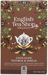 English Tea Shop Organic Cocoa Rooibos and Vanilla, 20 Teabags