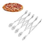 5 Wheel Pastry Cutter, Stainless Steel Dough Cutter Pasta Cutter Wheel Pizza Slicer Cookie Pastry Knife