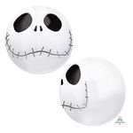 Anagram 65418 Jack Skellington Round Orbz Helium Balloon