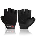 BEACE BEACE Weight Lifting Gym Gloves with Anti-Slip Leather Palm for Workout Exercise Training Fitness and Bodybuilding for Men & Women