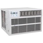 Perfect Aire 8, 000 BTU Air Conditioner with Electric Heater Window A/C with Heat, 8000, Gray