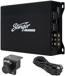 Stinger Audio MT-600.4 1000 Watt 4-Channel Car Audio Amplifier, Class D, Mosfet, Crossover Multiplier