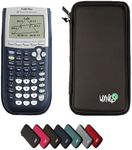 TI 84 Plus Graphing Calculator + WYNGS Protective Case Black