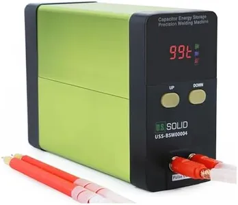 U.S. Solid USS-BSW04 Battery Spot Welder 10.6 KW 2000A Capacitor Energy Storage Pulse Welding Machine, Mini Portable Spot Welding Equipment for Cell Phone Battery, 18650 Lithium Battery Pack Building