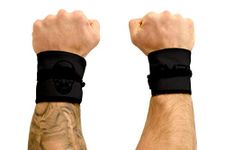 Gymreapers Strength Wrist Wraps for Cross Training, Olympic Lifting, WOD Workouts - Strong Wrist Support for Men and Women -| (Black/Black)