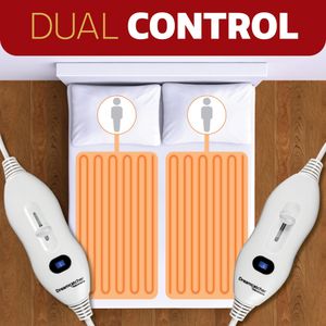 Dreamcatcher King Size Electric Blanket – Sherpa Fleece, 3 Heat Settings, Dual Controllers, Machine Washable