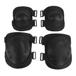 Faxianther Adults Teens Collision Avoidance Knee Elbow Pads Inline Skating Knee Brace Elbow Guards Kneepads Protector Gear for Skate Roller Blading Skateboard Biking Scooter Cycling Climbing