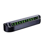 GALENO Car Dashboard Number Display - Mobile Number Display for Car, Temporary Car Parking Mobile Number Display with Magnetic Numbers Stickers