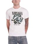 Nirvana T Shirt Heart Shaped Box Band Logo New Official Mens White Size M