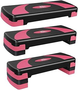 KL KLB Sport Adjustable Exercise Workout Aerobic Stepper Step Platform Trainer
