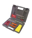 Oregon Chainsaw Chain Sharpening Kit with Hard Case - Contains Files, Handles, Depth Gauge, Stump Vise, Felling Wedge, and More Accessories