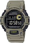 Casio Men's Mud Resistant 10-Year Battery Quartz Watch with Resin Strap, Khaki, 27.6 (Model: TRT-110H-5BVCF)