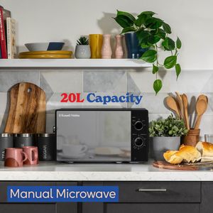 Russell Hobbs 20L Microwave Oven – 800W Countertop Kitchen Appliance