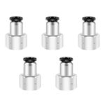1/8 Push Connect Fittings,CEKER 3/8 OD Tubing to 1/8" Npt Female Thread Push Fittings Air Fittings Air lines Quick Connect Fittings Pneumatic Tube Fittings 5Pack