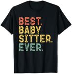 Best Babysitter Ever Retro Vintage Baby-Sitter Babysitting T-Shirt