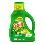 Gain Liquid Laundry Detergent, Original Scent, Freshness + Odour Fighting, High efficiency, 1.36 L, 32 loads