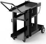 YESWELDER Black Welding Cart for TIG MIG Welder and Plasma Cutter