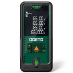 Laser Measure Device 50M, OGETO Laser Distance Meter IP54 Portable Digital Measure Tool Range Finder with Bubble Levels and Large LCD Backlit