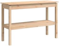 vidaXL Solid Wood Pine Console Tabl