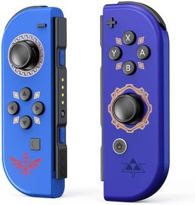 Controller for Nintendo Switch, Wireless Replacement Controller for Switch Joycons, Left and Right Switch Controllers Support Dual Vibration/Wake-up/Screenshot