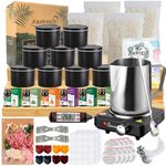 FAIRYELF Candle Making Kit for Adults with Soy Wax Melter, Complete Candle Making Supplies, DIY Starter Scented Candle Making Kit, Perfect as Home Decorations