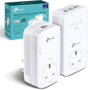 TP-Link AV1300 Powerline Adapter – Gigabit Ethernet, Plug & Play