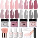 AZUREBEAUTY Dip Powder Nail Kit, 4 