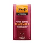 Dimello Guatemala (250g) – Strong Arabica Ground Filter Coffee, Fruity Taste & Full Body – Single Origin, Dark Roast, Guatemala (Guatemala, 250gr)