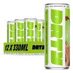 DRTY Vodka Seltzer | Lime Crush | Vodka + Sparkling Water + Lime Crush flavour | 95 kcal | 4% ABV | 12 x 330ml Can Pack