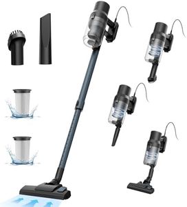 SINCHEREU Corded Vacuum Cleaner 21Kpa, 600W Powerful Suction Stick Vacuum with 5M Cord,6-in-1 Lightweight Vacuum,1 Litre Dust Cup One Touch Dust Removal,for Hard Floor Pet Hair