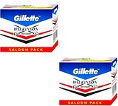 Gillette Razor Wilkinson Sword Double Edge Razor Blades (50 In 1) (Pack Of 2) Saloon Pack by Rmr JaiHind