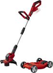 Einhell Power X-Change 18/28 Cordless Strimmer With Mower Attachment - 18V, 28cm Cutting Width, Battery Strimmer Cordless Grass Cutter And Lawn Edger - GE-CT 18/28 Li TC (Battery Not Included)