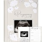 Pregnancy Journal, Pregnancy Announcements - 80 Pages Hard Cover Pregnancy Book For Mom To Be Gift - Pregnancy Gifts For New Moms - First Time Expecting Mom Gift - Baby Album And Memory Book (Clay)