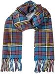 Briomhar Anderson Tartan Plaid Wool Scottish Scarf - 100% Lambswool Made in Scotland, Perfect Winter Scarf for Cold Weather