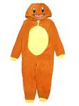 Pokemon Boys Hooded Onesie, Charmander, Age 11-12 Years