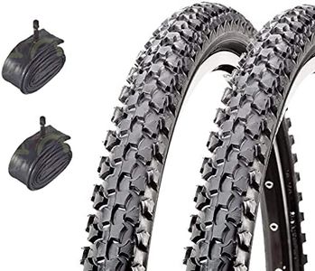 2 COPERTONI CST 20 X 1.90 (50-406) + CAMERE con VALVOLA America (Schrader) X Mountain Bike MTB Bici Bambino