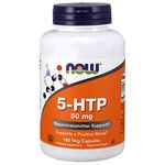 Now Foods, 5-HTP, 50 mg, 180 Veg Capsules