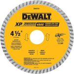 DEWALT Diamond Blade, Dry or Wet Cutting, Continuous Rim, 7/8-Inch Arbor, 4-1/2-Inch (DW4701)