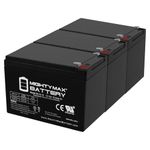 Mighty Max Battery 12V 15AH F2 Replaces Razor 15165070 MX650 Dirt Rocket - 3 Pack Brand Product