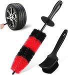 SOLUSTRE 1 Set Car Tire Cleaning Brush Wheel Brush for Car Detailing Car Wheel Cleaning Kit Tire Cleaner Wheel Cleaner Brush Car Wash Kit Wheel Cleaning Tool Car Brush Tire Brush