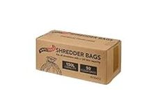 Safewrap Shredder Bags, 150L Capacity | Pack of 50 | Durable, High-Density Polythene | Handy Dispenser Box