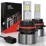 Aukee 9007 LED Headlight Bulb HB5 Hi-Lo Beam 50W 10000 Lumens Extremely Bright 6000K Chips Conversion Kit