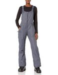 Arctix Women's Essential Insulated Bib Overalls, Steel, 2X