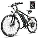 Jasion EB5 Plus 27.5" Electric Bike for Adults, 750W Peak Motor Ebike, 40km/h 481Wh Removable Battery Electric Mountain Bike with Front Fork Suspension