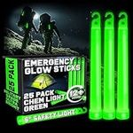 Green Glow Sticks Emergency Chem Li